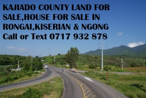 Kajiado County Land for Sale. COUNTY PROPERTY LIMITED PO.BOX 453 NBI