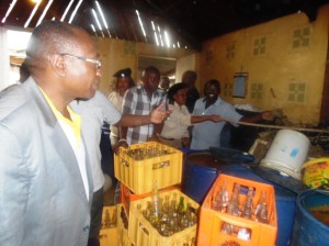 MP Joseph Manje in Rongai  Miti ni Shamba industry that was raided.